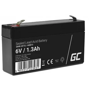 AGM Green Cell Akumulator VRLA Green Cell 6V 1.3Ah AGM13 - Akumulatory ogólnego zastosowania - miniaturka - grafika 1
