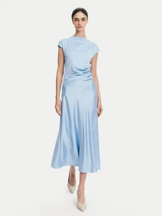 Imperial Sukienka koktajlowa AEAOJBA Błękitny Regular Fit - Sukienki - miniaturka - grafika 1