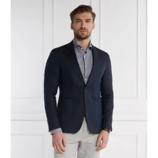 Joop! Lniana marynarka Hoverest | Slim Fit - Marynarki męskie - miniaturka - grafika 1