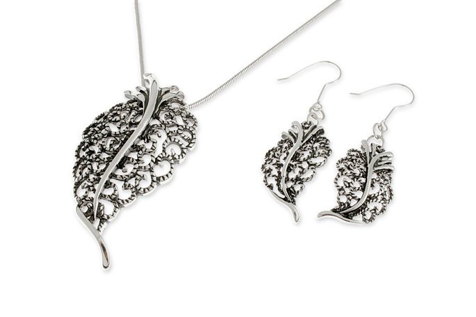 Damski Komplet Carski Liść Elegancji Retro