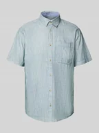 Koszule męskie - Koszula casualowa o kroju regular fit z czystej bawełny - miniaturka - grafika 1