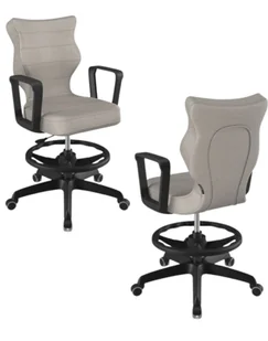 Krzesło młodzieżowe Norm z podnóżkiem, czarna podstawa, rozmiar 5 (wzrost 146 - 176,5 cm) - Krzesełka i taborety dla dzieci Krzesło młodzieżowe Norm z podnóżkiem, czarna podstawa, rozmiar 5 (wzrost 146 - 176,5 cm) - Krzesełka i taborety dla dzieci - miniaturka - grafika 1