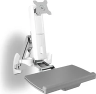 Uchwyty do monitorów - Icy Box Uchwyt ścienny na monitor do 24" i klawiaturę IB-MS600-W - miniaturka - grafika 1