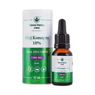 Suplementy naturalne - SENSI HEMP Olejek CBD RAW 10% (Olej konopny) 15ml - miniaturka - grafika 1