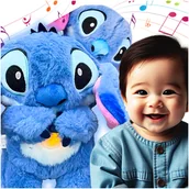 Szumiące zabawki - STITCH MIŚ SZUMIĄCY MASKOTKA PRZYTULANKA ODDYCHAJĄCA USPOKAJACZ SZUMIĄCY SEN - miniaturka - grafika 1