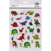 Zeszyty szkolne - Naklejki 3d papierowe na piance dinozaury 24 szt - miniaturka - grafika 1