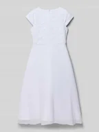 Sukienki i spódniczki dla dziewczynek - Długa sukienka z okrągłym dekoltem - miniaturka - grafika 1