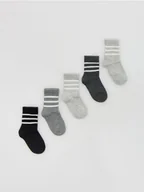 Skarpetki dla dzieci - Reserved - Skarpetki 5 pack - jasnoszary - miniaturka - grafika 1