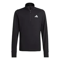 Koszulki męskie - adidas U Run 1/2 Zip Koszulka Unisex Dziecko Długi rękaw - miniaturka - grafika 1