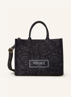 Torebki damskie - Versace Torba Shopper Barocco Athena schwarz - miniaturka - grafika 1