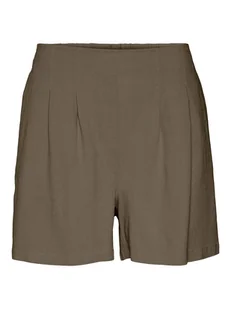 Vero Moda Szorty "Jesmilo" w kolorze khaki - Spodenki damskie - miniaturka - grafika 1