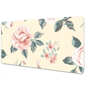 Podkładki na biurko - Podkładka mata ochrona biurka Vintage Róże 90x45cm - miniaturka - grafika 1