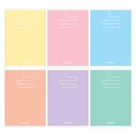 Zeszyty szkolne - Herlitz Zeszyt A5 32 Kratka Pastel Color Blocking 9583022 - miniaturka - grafika 1