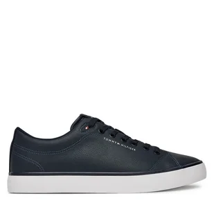 Sneakersy Tommy Hilfiger Hi Vulc Core Low Lth Ii Ess FM0FM05511 Granatowy - Sneakersy męskie - miniaturka - grafika 1