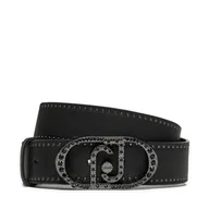 Paski - Pasek Damski Liu Jo Hips Belt 3.5Cm AF4307 P0064 Czarny - miniaturka - grafika 1