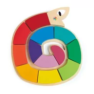 Zabawki interaktywne dla dzieci - Tender Leaf Toys tender leaf toys - Drewniana Zabawka  -  Kolorowy Wąż, Kolory i Kształty, Tender Leaf Toys - miniaturka - grafika 1