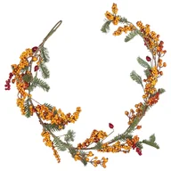 Ozdoby bożonarodzeniowe - Girlanda 150 cm pomarańczowo-zielona OURENSE! - miniaturka - grafika 1