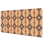 Podkładki na biurko - Podkład ochronny na biurko Indiańskie motywy 90x45 cm - miniaturka - grafika 1