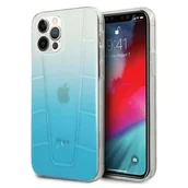 Etui i futerały do telefonów - Mercedes MEHCP12MCLGBL iPhone 12/12 Pro 6,1" niebieski/blue hardcase Transparent Line - miniaturka - grafika 1