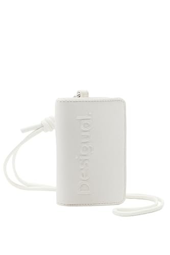 Desigual Women's Mone_Half Logo 24 E Tri-Fold Wallet, biały, biały, 12