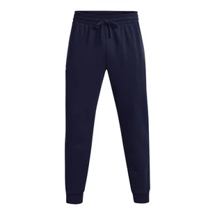 Męskie Spodnie UNDER ARMOUR UA RIVAL FLEECE JOGGERS 1379774-410 – Granatowy - Spodnie męskie - miniaturka - grafika 1