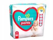 Pieluchy - Pampers pieluchomajtki Pants rozmiar 5 28 szt. 12kg 17kg białe 5 - miniaturka - grafika 1