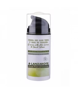Aloe Plus Lanzarote, krem aloesowy ze śluzem ślimaka, 100 ml - Kremy do twarzy - miniaturka - grafika 1