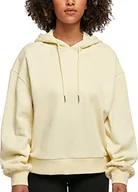 Bluzy damskie - Build Your Brand Damska bluza z kapturem Organic Oversized Hoody, softyellow, M - miniaturka - grafika 1