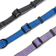 Obroże dla psów - Odblaskowa obroża dla psa rozmiar L 2.5*50-70cm z klamrą - miniaturka - grafika 1