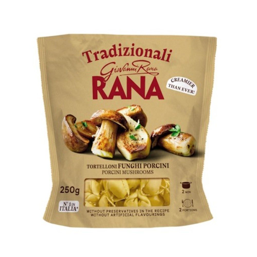 Tortelloni świeży makaron jajeczny z nadzieniem grzybowym 250 g