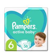 Pieluchy - Pampers Active Baby 6 56 szt. - miniaturka - grafika 1