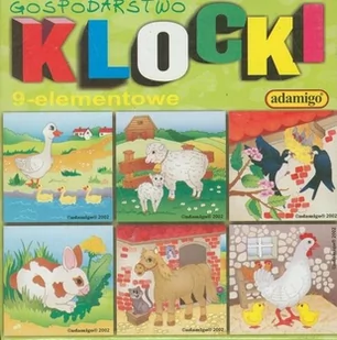 Adamigo KLOCKI Obrazkowe 9 El. G-4607 - Układanki dla dzieci - miniaturka - grafika 1
