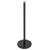 Stojaki i wieszaki na papier toaletowy - Yoka Home STOJAK NA ZAPASOWY PAPIER CZARNY BAMBUS P.SP1-BLK-B - miniaturka - grafika 1
