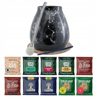Yerba Mate - Zestaw Yerba Mate 10x50g Tykwa Marmol Bombilla - miniaturka - grafika 1