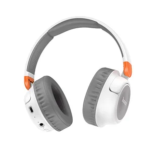 HOCO słuchawki bezprzewodowe/bluetooth nagłowe Adventure W43 białe - Słuchawki - miniaturka - grafika 1