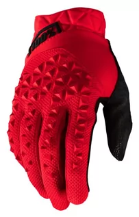 Rękawiczki rowerowe - 100%, Rękawiczki kolarskie, Geomatic Glove red, czerwony, rozmiar XL - grafika 1