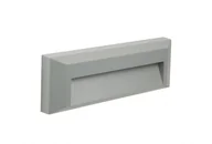 Lampy ogrodowe - Su-Ma Kinkiet na elewację MUR PC 2502A ciepła 3000K IP65 dł. 23cm popiel 2502A - miniaturka - grafika 1