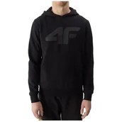 Bluzy sportowe męskie - Męska bluza 4F Sweatshirt M0950 Rozmiar: XXL / Kolor: czarny - miniaturka - grafika 1