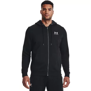 Męska bluza dresowa rozpinana z kapturem Under Armour UA Essential Fleece FZ Hood - UNDER ARMOUR - Bluzy męskie - miniaturka - grafika 1