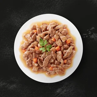 SHEBA puszka 12x400g Nature's Collection – mokra pełnoporcjowa karma dla dorosłych kotów, koktajl drobiowy z wątróbką i olejem z ryb z przybraniem z marchewki, w sosie - Mokra karma dla kotów - miniaturka - grafika 5