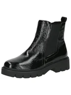 Botki damskie - CAPRICE Damskie botki 9-25413-43, Black Naplak, 39 EU - miniaturka - grafika 1