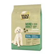 Sucha karma dla psów - SELECT GOLD Sensitive Mini Adult Mini Łosoś i ziemniaki 1 kg - miniaturka - grafika 1