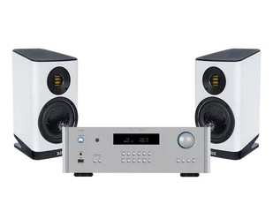 Rotel RA-1572 MK II (srebrny) + Vela BS403 (biały) - Zestawy stereo - miniaturka - grafika 1