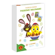 Zabawki kreatywne - ALEXANDER, piaskowe malowanki wielkanocny kurczaczek i zajączek - miniaturka - grafika 1
