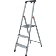 Drabiny - Krause SAFETY Drabinka wolnostojąca 3 stopnie 126313 - miniaturka - grafika 1