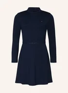 Sukienki - Tommy Hilfiger Sukienka Z Dżerseju Z Błyszczącą Przędzą blau - miniaturka - grafika 1