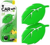 Zapachy samochodowe - Aroma Car MTM INDUSTRIES Odświeżacz powietrza leaf 3d - lemon AMI-A83134 - miniaturka - grafika 1