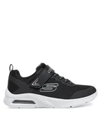 Buty dla chłopców - Skechers Sneakersy Microspec Max 403818L/BLK Niebieski - miniaturka - grafika 1