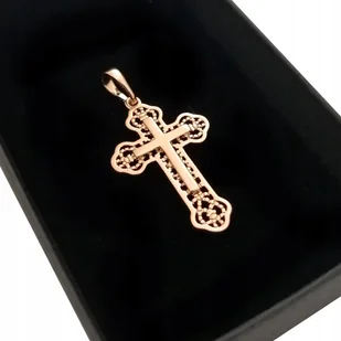 ZŁOTA ZAWIESZKA KRZYŻYK AŻUROWY 18K GWARANCJA - Wisiorki - miniaturka - grafika 1