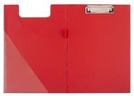 Deski z klipsem - Deska Clipboard czerwona z zamknięciem A4 - miniaturka - grafika 1